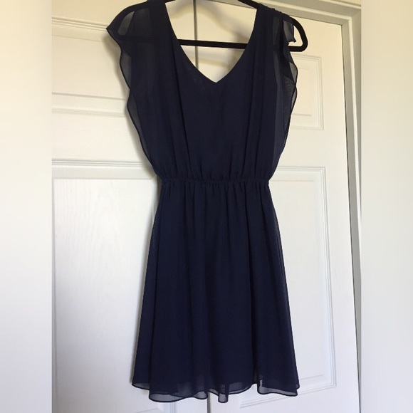 Gianni Bini Dark Blue Dress - Picture 2 of 6